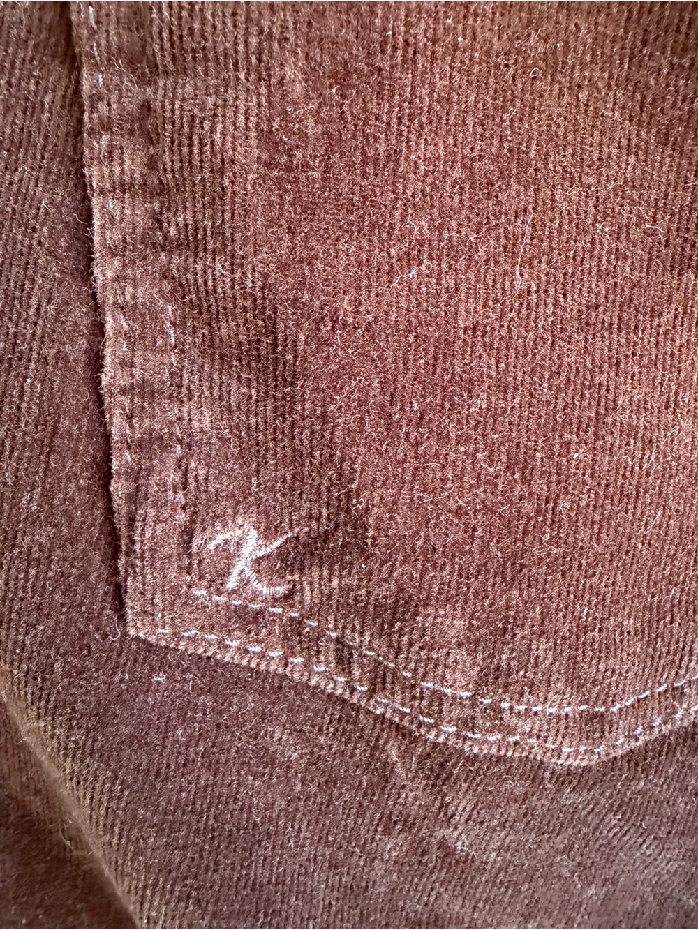 Kut From The Kloth Karen Baby Bootcut Corduroys. Size 14 Tobacco Color - Picture 3 of 12